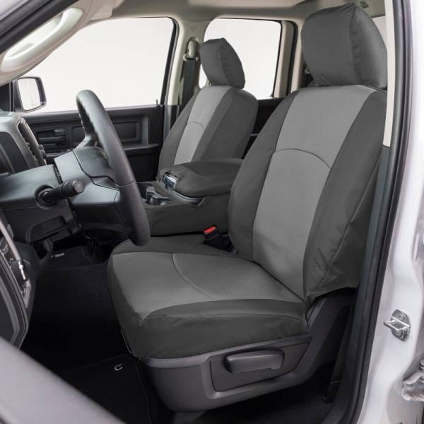Covercraft 21-24 Chevy Tahoe/ Endura PrecisionFit Custom Third Row Seat Covers - Silver/Charcoal