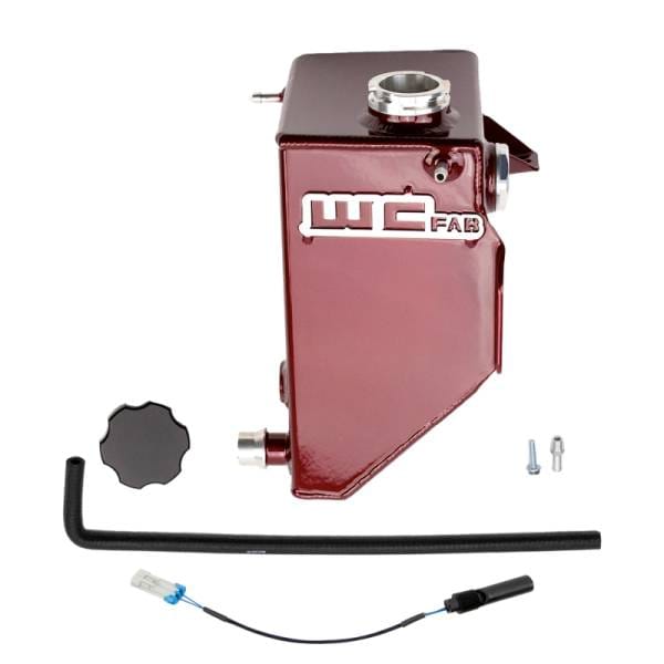 Wehrli 20-24 Chevrolet-GMC 6.6L L5P Duramax OEM Placement Coolant Tank Kit - WCFab Red