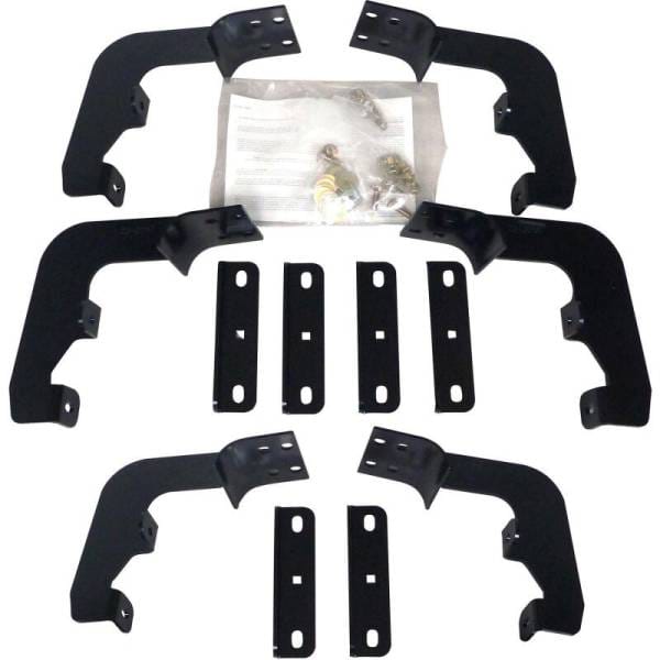 Westin 2015-2018 Chevrolet/GMC Colorado/Canyon Crew Cab Premier Oval Nerf Step Bar Mount Kit - Black