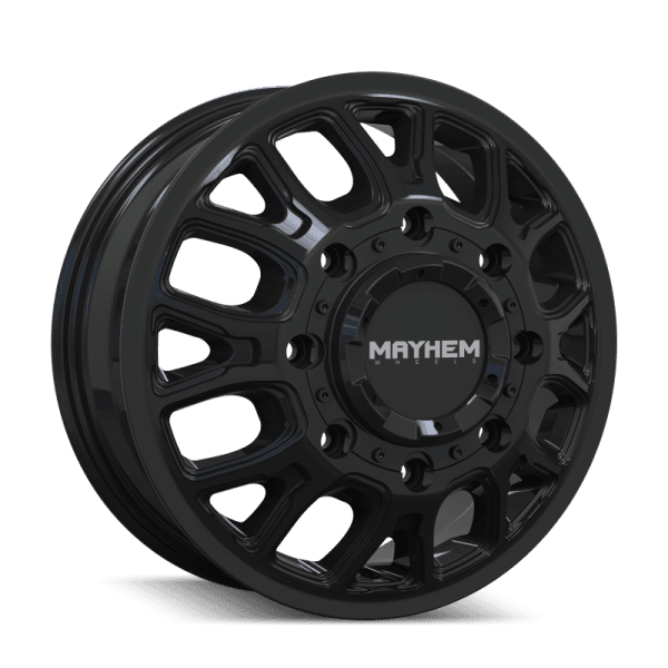 Mayhem 8107D Cogent Dually 17x6.5 / 8x210 BP / 125mm Offset / 154.2mm Hub Gloss Black Wheel