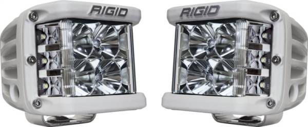 Rigid Industries D-SS - Flood - Set of 2 - White Housing