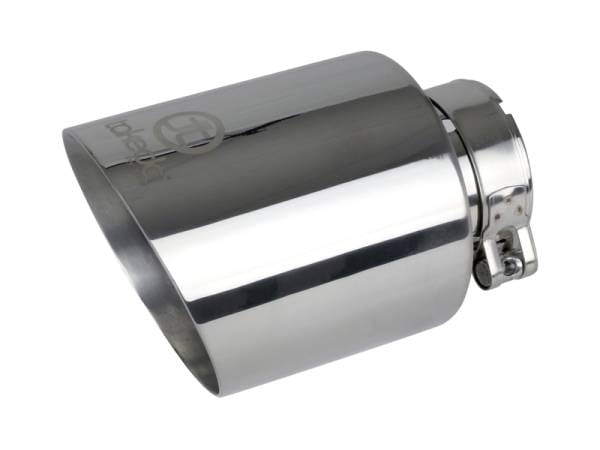 aFe Takeda Universal Exhaust Tip 2-1/2 IN Inlet x 4-1/2 IN Outlet x 7 IN L- Polished