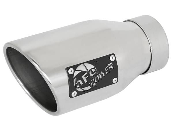 aFe MACH Force-Xp Universal Exhaust Tip 3 IN Inlet x 4-1/2 IN Outlet x 9 IN L- Polished Tip