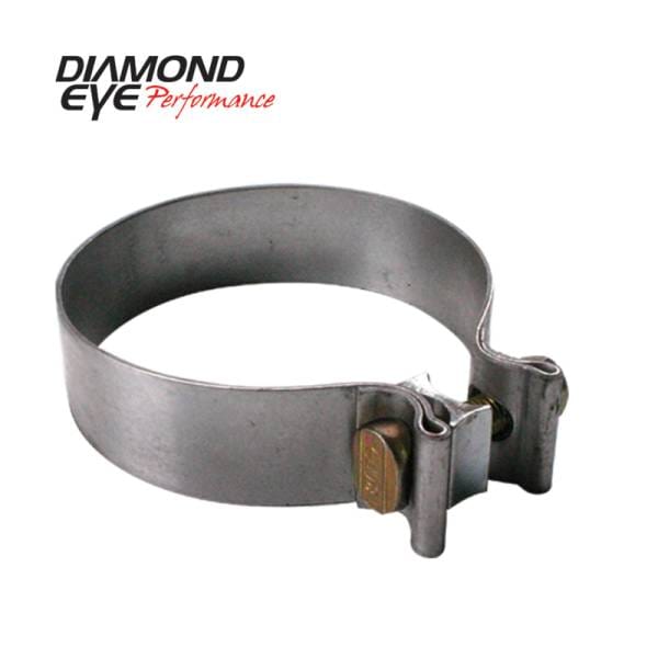 Diamond Eye CLAMP Band 2-1/2in METRIC HARDWARE 409 SS
