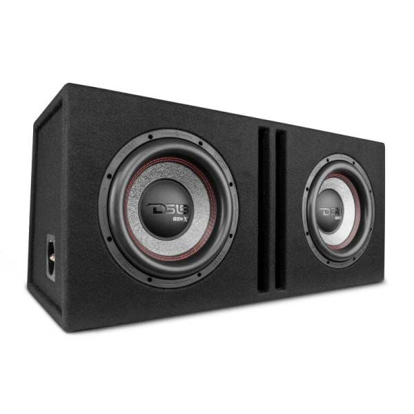 DS18 Dual 10in Loaded 800 Watts RMS 2x GEN-X104D Ported Enclosure Speakers Included