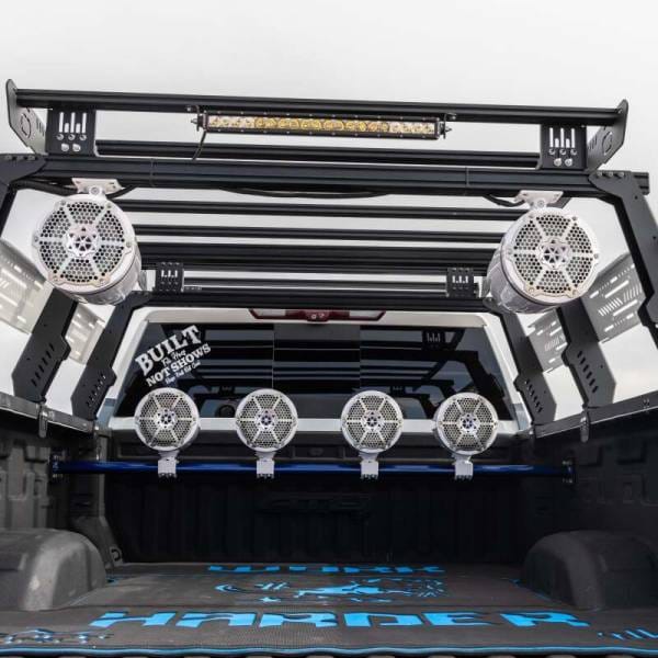 DS18 Tower Speakers 6.5in 100 Watts RMS w/ RGB LED Lights Red