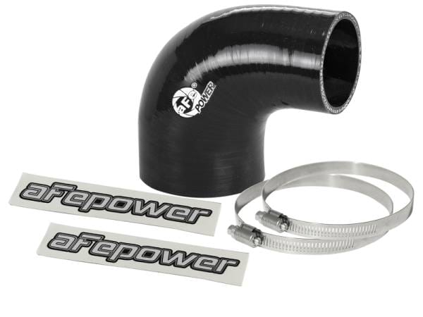 aFe Magnum FORCE Intake Coupling Kit (2-3/4 IN ID to 2 IN ID x 90 Deg.) Elbow Coupler - Black