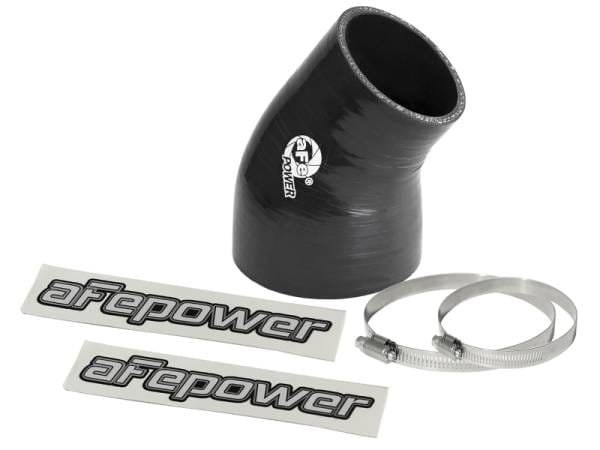 aFe Magnum FORCE Intake Coupling Kit (3 IN ID to 2-1/4 IN ID x 35 Deg.) Elbow Coupler - Black