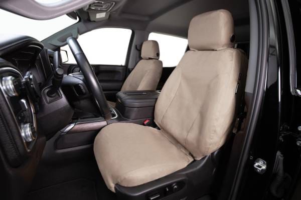 Covercraft 11-16 Ford F-250/ Polycotton SeatSaver Custom Second Row Seat Covers - Taupe