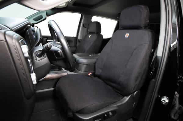 Covercraft 04-10 Ford F250/350 Carhartt Super Dux SeatSaver Custom Front Row Seat Covers - Black