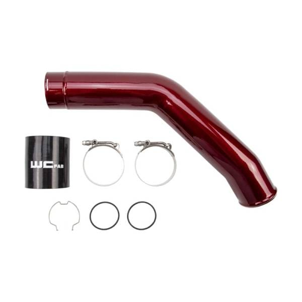 Wehrli 15-24 Ford 6.7L Power Stroke 3in Hot Side Intercooler Pipe - Brizzle Blue
