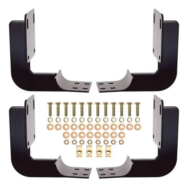 Westin 99-16 Ford F-250/350/450/550HD Reg/Supr Cab/Crew Premier Oval Nerf Step Bar Mount Kit - Blk
