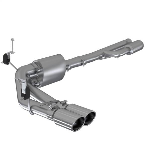 MBRP 2019+ Chevrolet Silverado 1500 4.5L/5.3L Pre-Axle Dual Side Exit w/ 4in OD Tip- T304