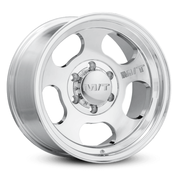 Mickey Thompson Canyon Polished Wheel - 15X8 5X4.5 BP 3.63in BS -22 Offset 78.1mm Bore