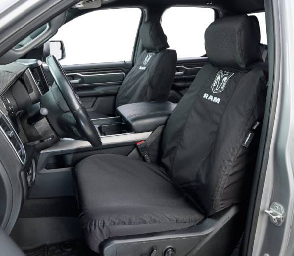 Covercraft 11-23 Dodge Ram Crew/Quad Cabs Rear w/FDA Endura Logo SeatSaver 2nd Row Seat Covers