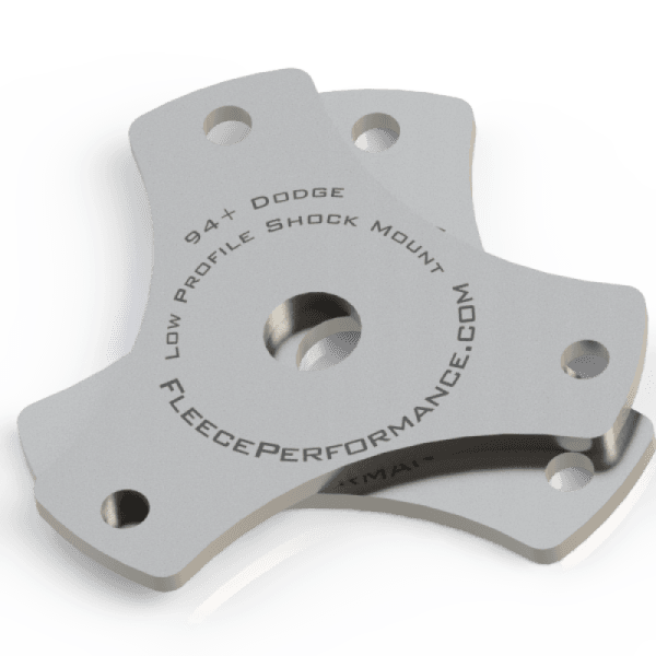 Fleece Performance 2500 and 3500 Low Profile Shock Mounts