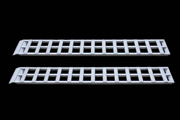 Gen-Y Lightweight 6.5ft Aluminum Loading Ramps 12in x 78in 600lb Capacity Per Ramp - Pair