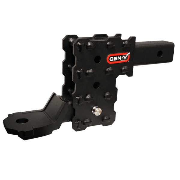 Gen-Y Phantom-X 2in Solid Shank 4.5in Drop 1K TW 10K Hitch w/GH-103705 Platinum Ball Mount