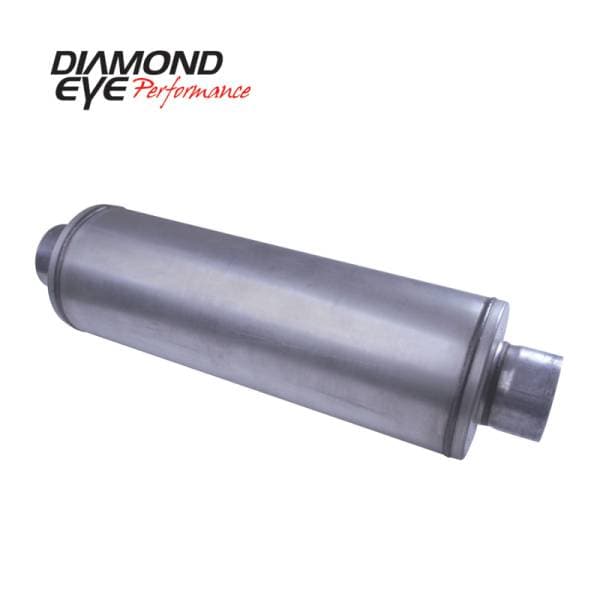 Diamond Eye Muffler 4inX30in LOUVERED AL