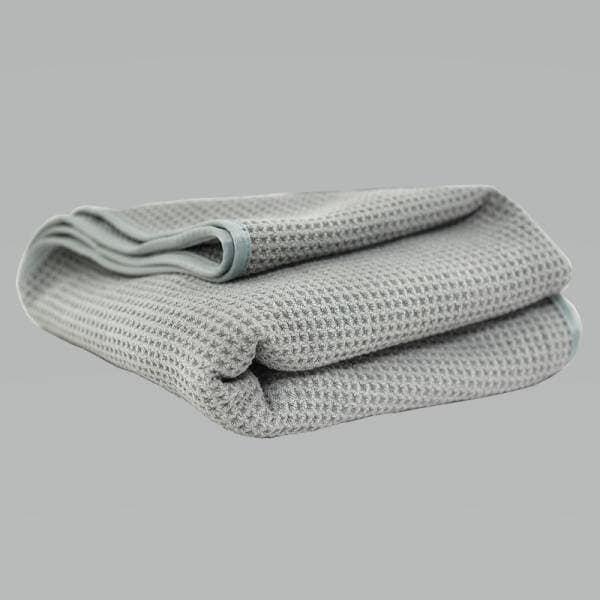 Chemical Guys Waffle Weave Gray Matter Microfiber Drying Towel - 36in x 25in