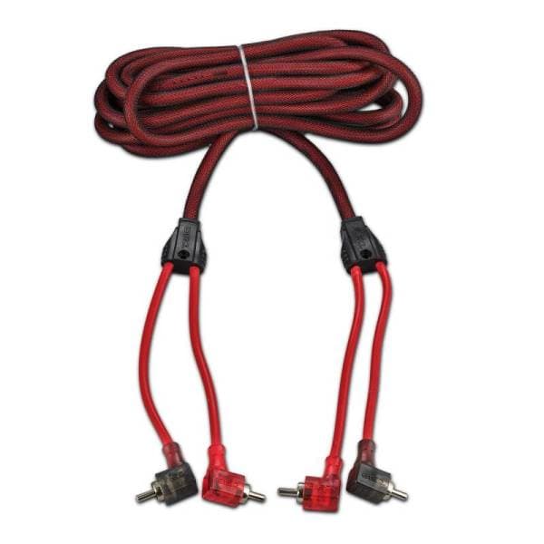 DS18 Level 2 RCA Wire 12-Feet Smart 90-Degree Connectors