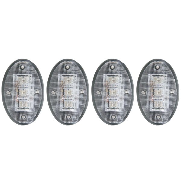 ANZO CLEAR LED DUALLY FENDER LIGHTS|1999-2010 FORD SUPER DUTY DUALLY 1