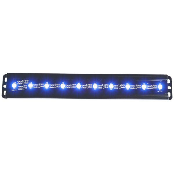 ANZO 12" 15W SLIMLINE BLUE LED FLOOD BEAM LIGHT BAR|UNIVERSAL 1