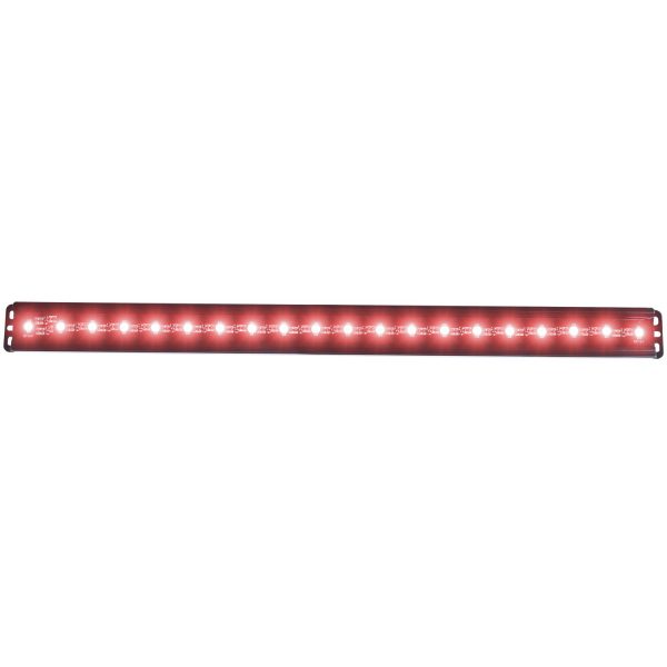 ANZO 24" 10W SLIMLINE RED LED FLOOD BEAM LIGHT BAR|UNIVERSAL 1